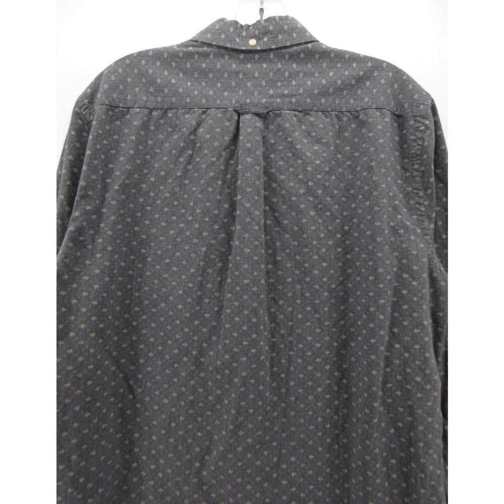 All Saints Shirt Medium Spitalfields Button Up Pocket AOP Japan Made * - Picture 8 of 11